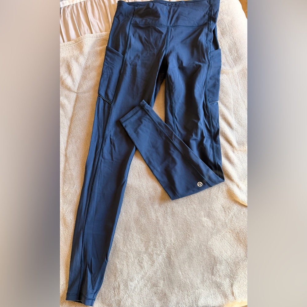 lululemon athletica Navy Leggings with pockets